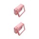 thumbnail image 2 of Wosthever Clear Travel Toiletries Women On Vacation Bags For Wash Organized Your This Toiletry For Women Travel Hanging Bag rosa 2piezas, 2 of 6