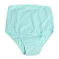 thumbnail image 2 of NBB Women's Adjustable Maternity high cut Cotton underwear Brief (Mint, Small), 2 of 4