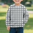 thumbnail image 7 of MKOSPLRT Oversized Sweatshirts for Kids 2-12Y Crew Neck Long Sleeve Drop Shoulder Pullover Tops Casual Plaid Print Sweat Shirts with Pocket, 7 of 7