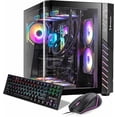 thumbnail image 3 of Evounic Prebuilt Gaming PC Liquid Cooled Desktop Ryzen 7 8700F RTX 4060 Ti 16GB DDR5 1TB NVMe SSD WiFi 6 Win11 9xArgb Fans Mechanical Keyboard Mouse, 3 of 8