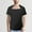 Black#01, variant on Handshe Men's Solid Color Postoperative Recovery Removable Short Sleeved Fully Open Side Button Adaptive Blouses Shirts
