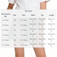 thumbnail image 3 of Nilvkv Girls Shorts, Shorts for Girls, Skort With Built In Leggings Pockets Elastic Waist Stretchy Denim Casual Summer Daily Blue 11-12 Years, 3 of 8