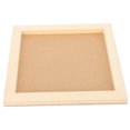 thumbnail image 4 of GOOHOCHY 1Set Square Blank Clay Picture Frame with Wood Material Creative Development Educational Toy 11.8x7.9in, 4 of 6