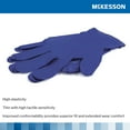 thumbnail image 4 of McKesson Confiderm 3.0 Nitrile Exam Gloves, Blue Medical Gloves - Size Large, 100 Count, 1 Box, 4 of 8