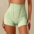 thumbnail image 4 of Xijirk Women High Waist Lace Shapewear Shorts with Tummy and Waist Control for Under Dresses Daily Wear,Green,L, 4 of 9