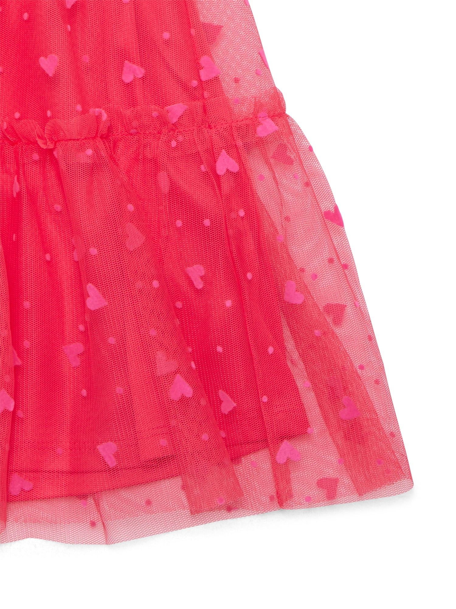 Wonder Nation Girls Tulle Dress, Sizes 4-18 & Plus