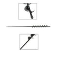 thumbnail image 4 of ALL-CARB 32in X 2in Extended Length Auger Drill Bit Garden Plant Drill for Bulbous Flower Plants, 4 of 7