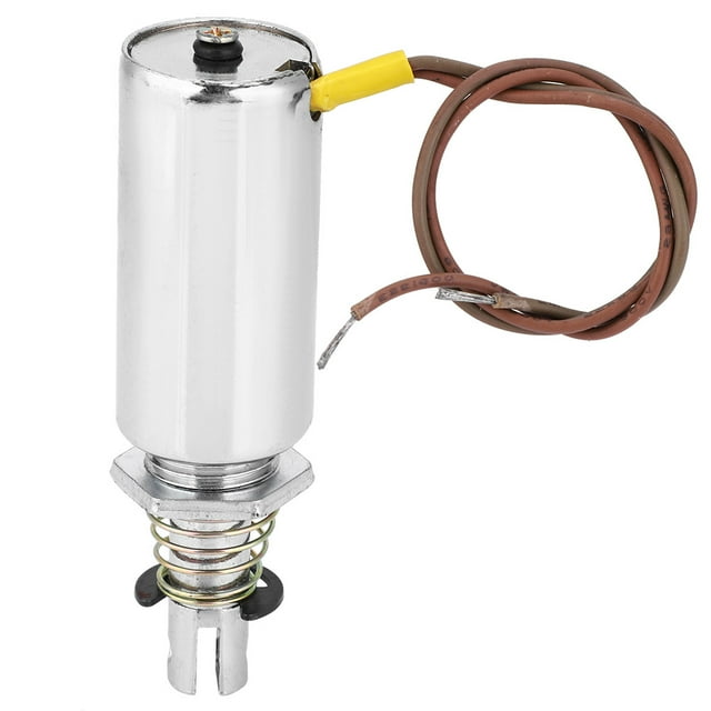 DC Solenoid Electromagnet Push Pull Type Cylindrical For Industrial Automation MQ8-Z12B 9.8N 24VDC