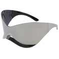 thumbnail image 1 of Gafas de sol Sport Y2K Goggle para playa al aire libre Senderismo Plata, 1 of 2