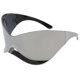 thumbnail image 1 of Gafas de sol deportivas Y2K Gafas de sol Gafas para la playa al aire libre Senderismo (Plata), 1 of 3