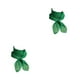 thumbnail image 4 of Minnieouse Bufanda de gasa Estilo coreano Chica Ornamento Pañuelo pequeño Diseño delgado Pañuelo de mujer para el trabajo Casa Viajes Compras Verde Verde 2piezas Minnieouse CBP381166, 4 of 6
