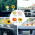 thumbnail image 3 of FRCOLOR  8 Pcs Car Decorations Interior Bright Color Flower, 3 of 8