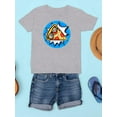 thumbnail image 3 of Comic Style Pizza T-Shirt Juniors -Image by Shutterstock,  Large, 3 of 4