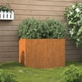 thumbnail image 1 of vidaXL Planter 62x47x46 cm Corten Steel, 1 of 5