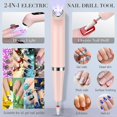 thumbnail image 2 of Nail Drill Cordless UV Nail Lamp, Electric Nail Drill,2 in 1 Nail Drill, Acrylic Nail Polishing Curing Manicure Pedicure, 2 of 5