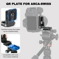 thumbnail image 4 of koolehaoda Foldable L-Shaped Quick Release Plate Camera L Bracket Vertical Horizontal Switching with 1/4 Inch Screw Replacement for DSLR Camera(K-12), 4 of 8