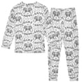 thumbnail image 2 of joogoo Cartoon Gamepad 2 Piece Long Sleeve Tee and Pants Cotton Pajama Set 5Y, 2 of 7