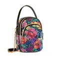 thumbnail image 7 of FORMRS Crossbody Bag for Women Quilted Travel Shoulder Cell Phone Purse with Chain Strap Handbag, Ethereal Floral Harmony, 7 of 7