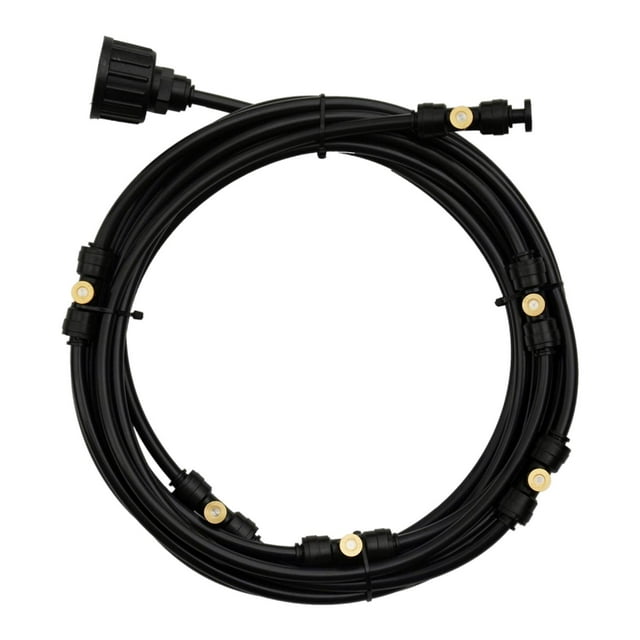 Misting Cooling System Hose DIY 6 Brass Mist Nozzles for Yard
