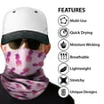 thumbnail image 3 of WIRESTER Bandana Seamless Tube Mask, Headwear, Scarf for Wear Face Coverings, Running, Cycling, Fishing, UV Protection - Hot Pink Pineapple Pattern Pink Pastel, 3 of 6
