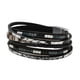thumbnail image 5 of Qarigey Brazaletes de cuero Brazalete de leopardo Brazalete de cadena tejida Broche Type1 NO1, 5 of 6