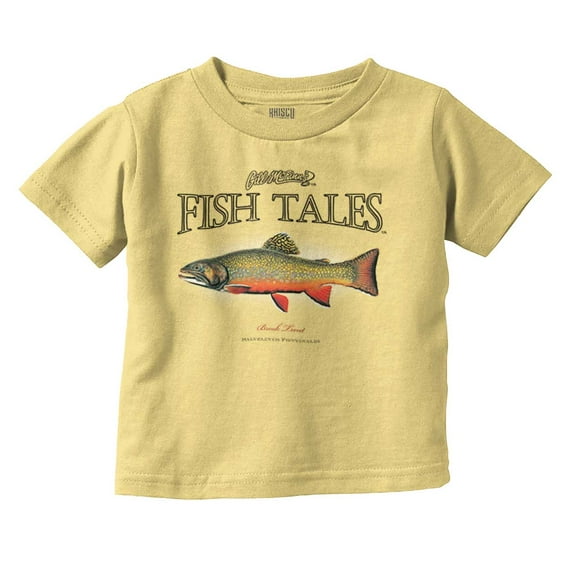 Gill McGinn Deep Sea Trout Fishing Toddler Boy Girl T Shirt Infant Toddler Brisco Brands 12M