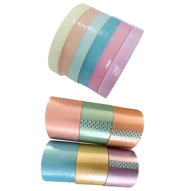 Cintas Adhesivas Decorativas para Manualidades con Brillo Intenso 12 piezas 12 cm 6 cm