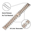 thumbnail image 4 of BRADCET 1/2Pack 20mm 22mm Stainless Steel Metal Band for Samsung Galaxy watch 5 4 40mm 44mm/Active 2 3/Watch 4 Classic 42mm 46mm/Watch 3 45mm/Gear S3 S4 46mm for Metal Mesh Milanese Loop Magnetic, 4 of 10