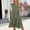 Army Green, variant on ZZwxWA Womens Summer Ruffle Sleeve V Neck Midi Dress 2025 Fashion Casual Fit Flowy Tiered Boho Beach Vacation Sundress
