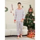 thumbnail image 4 of Pijamas navideños 2025 a juego para toda la familia, para adultos, padres, madres, niños, niñas, bebés, conjuntos de ropa, aspecto familiar, ropa de dormir, 4 of 5