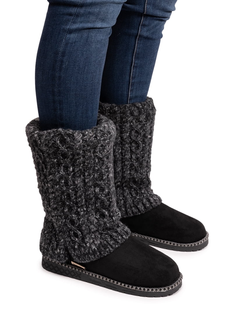 MUK LUKS Women's Jackie Faux Suede Boot (Wide Width Available