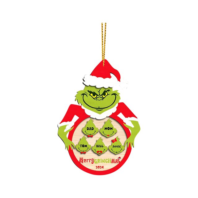 How the Grinch Stole Christmas Grinch Christmas Decorations, Christmas Tree Ornaments - Cute G-rinch Hanging Ornaments for Christmas Tree - Christmas Decor Indoors Home Party