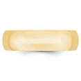 thumbnail image 3 of 14K Yellow Gold 6mm Light Weight Comfort Fit Band Ring Size 13.5, 3 of 7