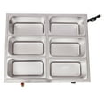 thumbnail image 3 of Miumaeov Food Warmer Heat Food Countertop 6-Pan Warmer Steamer For Catering Cafeterias, 3 of 10
