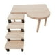 thumbnail image 1 of de Hámster de Madera de Dos Capas con Jaula de Escalera para Animales Pequeños, 1 of 9
