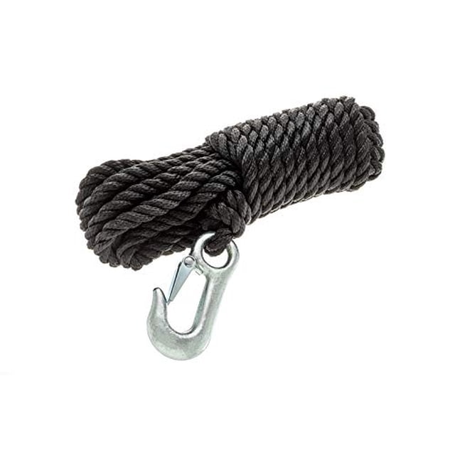 Winch Rope Attwood 11739-2 de polipropileno de 3/8 pulgadas x 20 pies