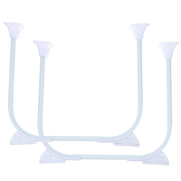 BRIGHTFUFU 2 piezas plegables piernas de horquilla de muebles de muebles de muebles de metal para el sofá del gabinete del soporte de tv