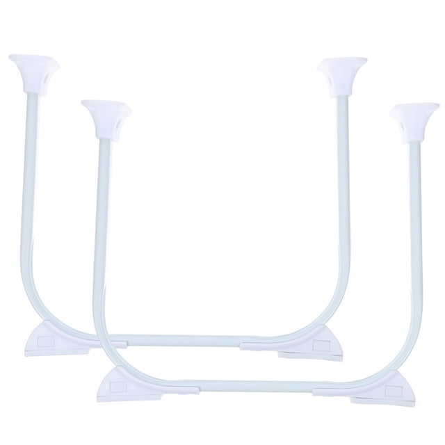 BRIGHTFUFU 2 piezas plegables piernas de horquilla de muebles de muebles de muebles de metal para el sofá del gabinete del soporte de tv