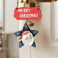 thumbnail image 4 of Xihbxyly Adorno de Madera para Árbol de Navidad, Adorno Colgante de Papá Noel, Diseño Festivo Colorido, Decoración para Interiores y Exteriores, Perfecto para Fiestas y Bodas, Tamaño de 16 Cm., 4 of 6
