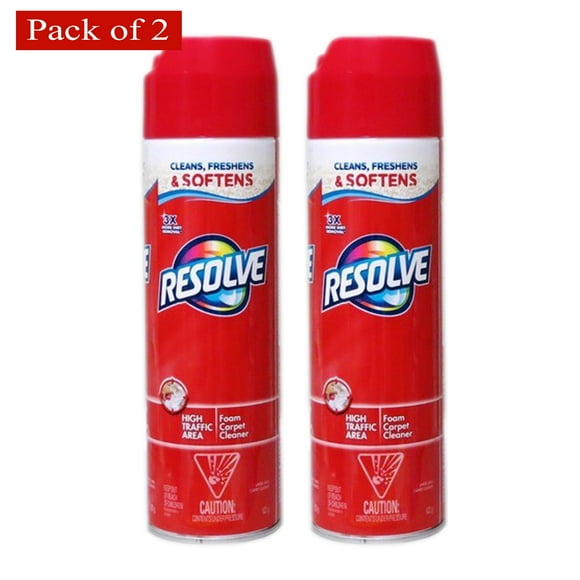 Resolve Carpet Cleaner Foam Spray 623g (Pack of 2) $22.9 ea.