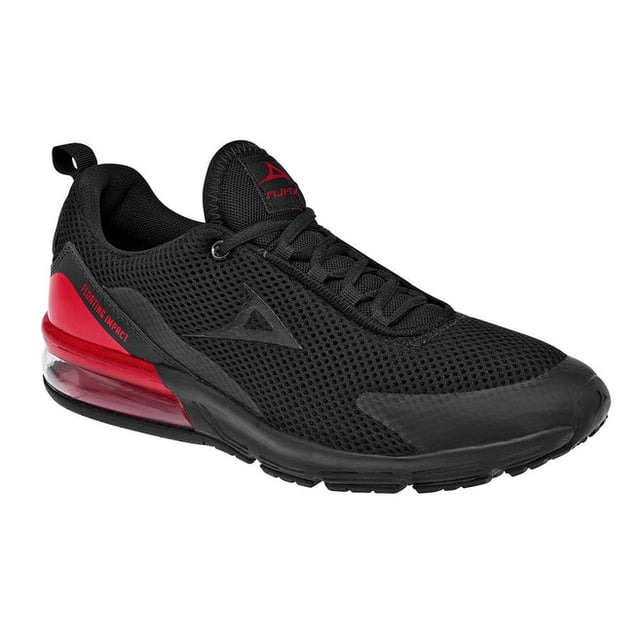 Tenis Para Entrenamiento Exterior Textil Color Negro Con Rojo Para Hombre De Pirma Pirma 5030