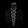 thumbnail image 2 of Candil de Cristal Cortado Gamalux Williams Krystal Doble Espiral de 9 Luces, 2 of 5