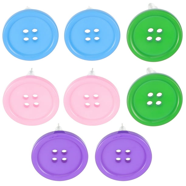 Press shop button earrings