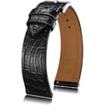thumbnail image 1 of wonima11 Genuine Alligator Leather Watch Band, Crocodile Grain Strap with Quick Release, Replacement Watch Strap for Men and Women, 18mm 20mm 22mm, 1 of 1
