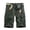 Army Green, variant on Big and Tall Cargo Shorts for Men Mens Work Shorts Pockets Zipper Button Shorts Solid Color Fashion Casual Loose Fit Daily Running Workwear Pants Gray L