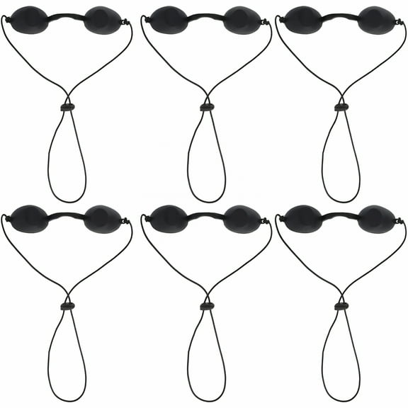 GJX Protective Goggles 6 Pcs Safety Goggles Tanning Goggles Glasses Eye Protection for UV IPL Infrared LED Light Therapy