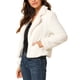 thumbnail image 4 of CHAQUETA CORTA DE PIEL SINTÉTICA SUELTA DE MODA INVERNAL PARA MUJERES CHIC L BLANCA, 4 of 8