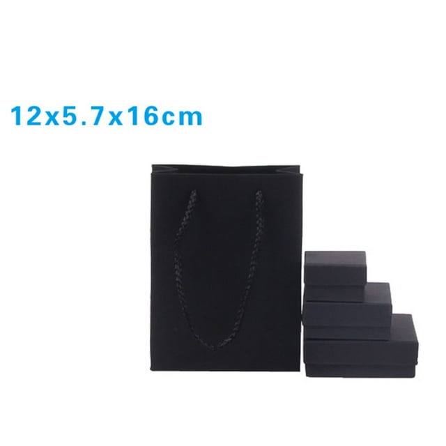 Necklace Bracelet Bangle Earrings Ring Storage Box Bracelet Bangle Storage Case Kraft Paper Gift Packaging Jewelry Sponge Box