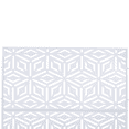 thumbnail image 6 of Tcbosik Metal Privacy Screen Outdoor, 76"H x 48"W freestanding Decorative Privacy Screen for Patio Deck Balcony Garden, Easy Assembly, White, 6 of 8
