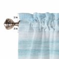 thumbnail image 5 of Living Room Curtains 72 Inches length, Gradient Aqua Blue Window Treatment Curtain Drapes, Modern Rustic Minimalist Pastel Solid Light Filtering Drapes for Bedroom Laundry Room, 52"x72", 2 Panels, 5 of 7